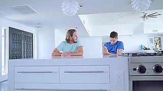 Stepmom gangbang and DP fucked by three young guys
