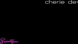 Stupefying Cherie Deville and Karlee Grey's hairy pussy dirt