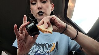 Public Mukbang - Tacos in My Car
