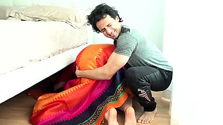 Old indian stepmom fucked by stepson
