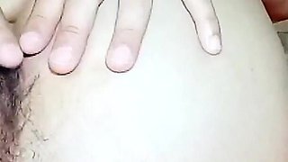 Very Excited MILF Enjoys Her Huge Hairy Pussy Until an Intense Orgasm