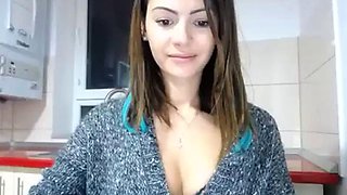 NightSeduce kitchen night: Amateur, Babe  Brunette Porn