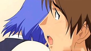 Fingering her Hairy Pussy (Hentai)