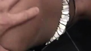 Busty amateur girlfriend blowjob with cumshot