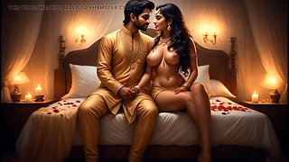 Ghar pe aai guest ke sath puri raat bhar thukai