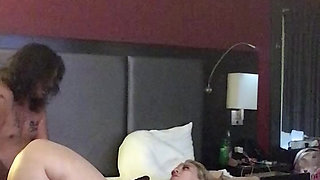 Molly plays with toys