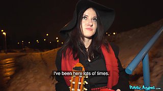 Blow My Flute Then We'll Fuck part 1 - POV reality sex with street musician babe