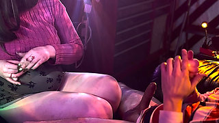 Stepmom Teaches Me About Safe Sex with a Handjob