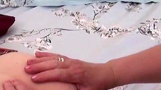 The naughty student gets a spanking