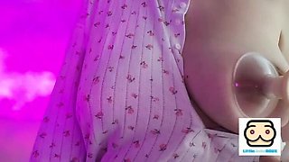 Plump Juicy Tits Milking – Amateur MILF Emptying Big Natural Breasts
