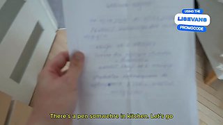 Rent too high? She paid with deepthroat and pussy. Three blowjobs - real life hot student girl
