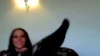 Busty Teen Babe Fucks a Big Hotdog