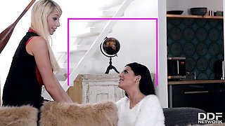 Pornstar action with enticing Coco De Mal and Kimber Lee from Porn World