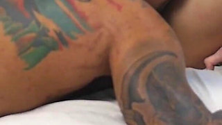 I Cum First and Then Suck His Dick so He Can See My Soles