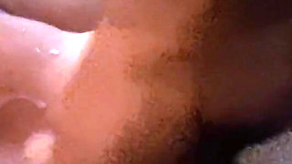 Julie Cunningham - Slow-motion Cumshot-john Unloads All Over Her Tits, Ropes Dripping as She Takes It