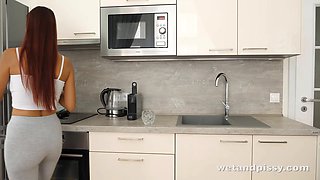 Paula Shy in the kitchen by raw and pissy