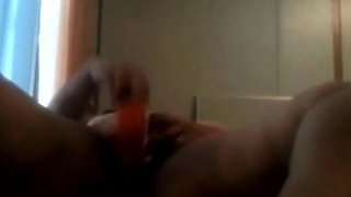Hairy BBW Home Alone Masturbating on Webcam