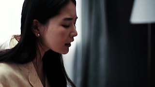Big Tits Asian Wakes Up With Huge Cock And Fucks Her