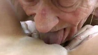 OLDJE - Old Young Porn Teen Gold Digger Anal Sex With Grandpa