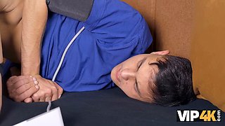 Watch Shane Colby & Denis in hot nurse uniform fuck patient during an emergency call