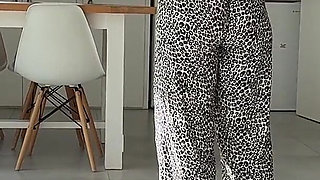 Hot Neighbor in Leggings Gets Fucked Hard