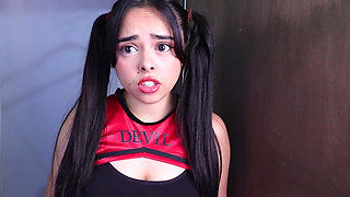 Cheerleader Girl in the Neighborhood