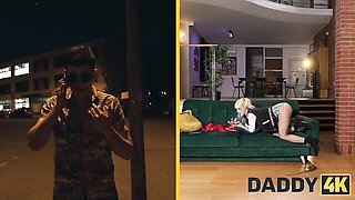 Aesthetic dick-riding session with a slutty blonde Elena Vedem