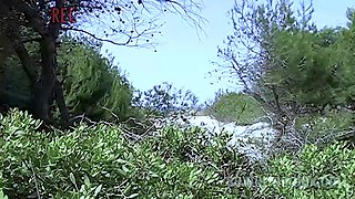 Beach Slut Beata Alone in the Dunes