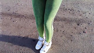 Hot babe with big boobs playing with her lactating boobs