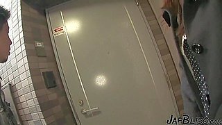 Confused Korean Stepsibling Enjoys Herself On The Stairs!