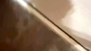 Petite latina strips and gets creampied after fixing internet