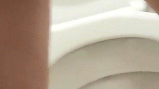 Compilation Girl in Black Skinny Jeans Piss in Public Toilets Daily Pad in Panties