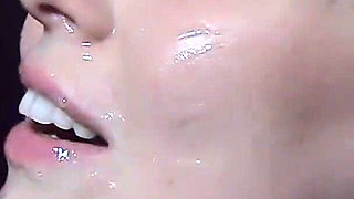 MILF Cum Slut Wife Sexy Cleo in Amateur Gangbang Fucking Gets Covered in Cum