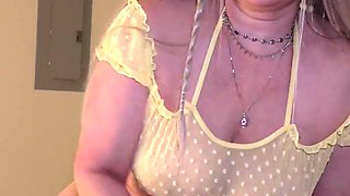 Step-mom virgin step-son only one bed taboo creampie