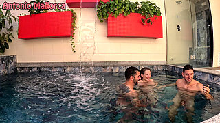 Uncut - Hot Spanish Pregnant Mom with Big Tits Gets Picked up in Public - Behind the Scene