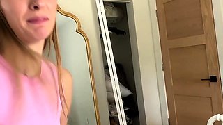 Busty Stepsis Lets Stepbro Fuck her Tight Pussy and Big