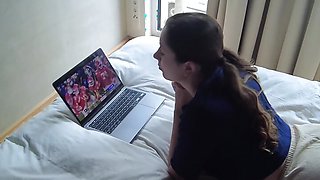 Roommate Seduced Her Neighbour While Watching Football