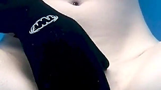 Masturbating in Snorkel Gear - Underwater Cum Shot