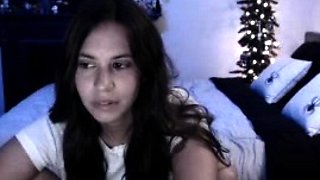 Tattoed Amateur Webcam Girl Hot Dildo Action Masturbation