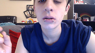Dyke blows smoke in your face