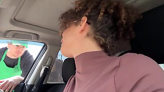 Emotional curly cougar happens to be creampied by stepson once again