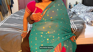 Best Erotic Muslim Saree Romance - Indian Bhabhi Pussy Licking, Fingering with Loud Moaning