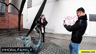 Matt Bird and Porno Dan's huge tits xxx by Immoral Family