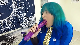 Vaultdweller Plays with Her Favorite Toy