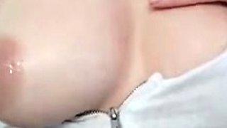 Close up masturbation with big cumshot