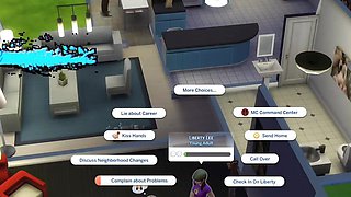 Sims 4 - Wicked mod Playing around and having fun with one of my neighbors