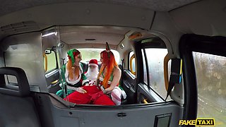 Filthy Santa And The Ho Ho Hoes in Fake Taxi