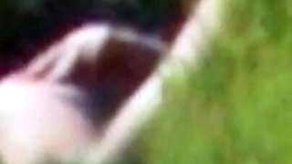 Amateur in the nude sunbath covered