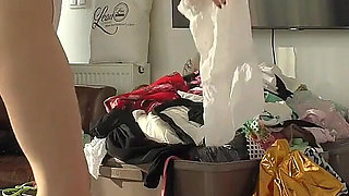 Hot Sexy Beautiful Business Woman Comes for a Fashion Photo Shoort It Turns Out Softcore Porn with Naked Try on