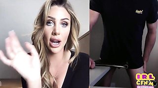 Pure CFNM featuring side piece's webcam clip